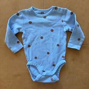 💙5/$25💙H&M Organic Cotton Onesie 6M